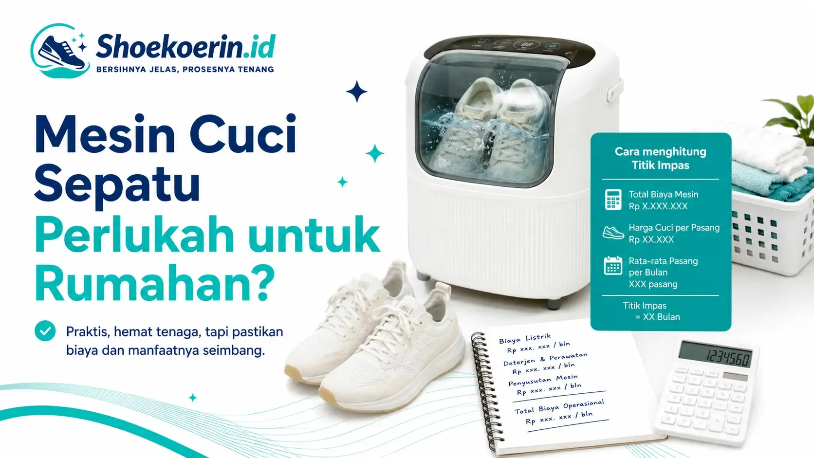 Mesin Cuci Sepatu Perlukah untuk Rumahan?