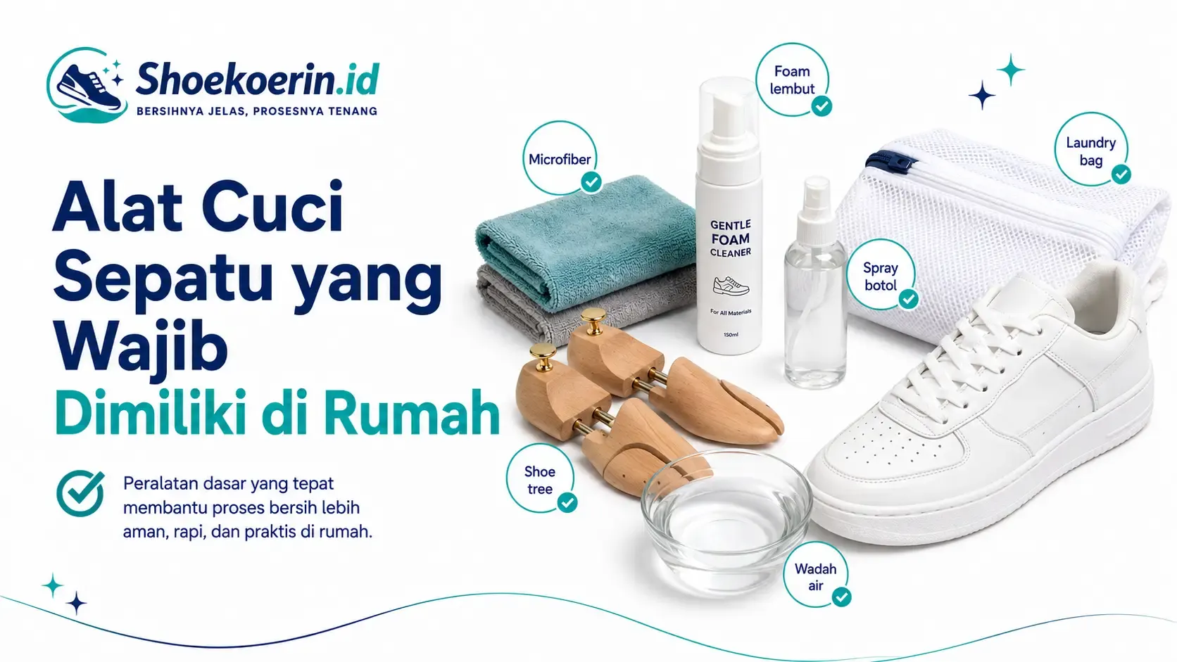 Alat Cuci Sepatu yang Wajib Dimiliki di Rumah