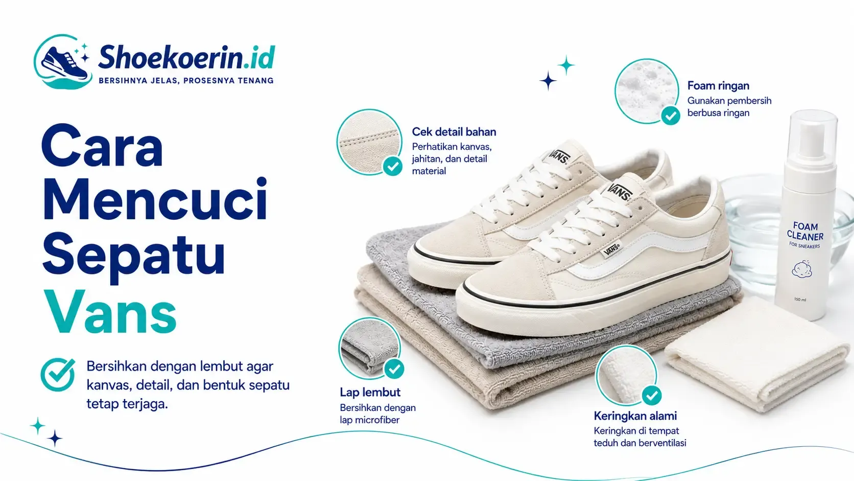 Cara Mencuci Sepatu Vans