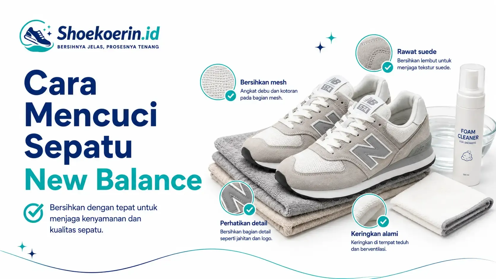 Cara Mencuci Sepatu New Balance