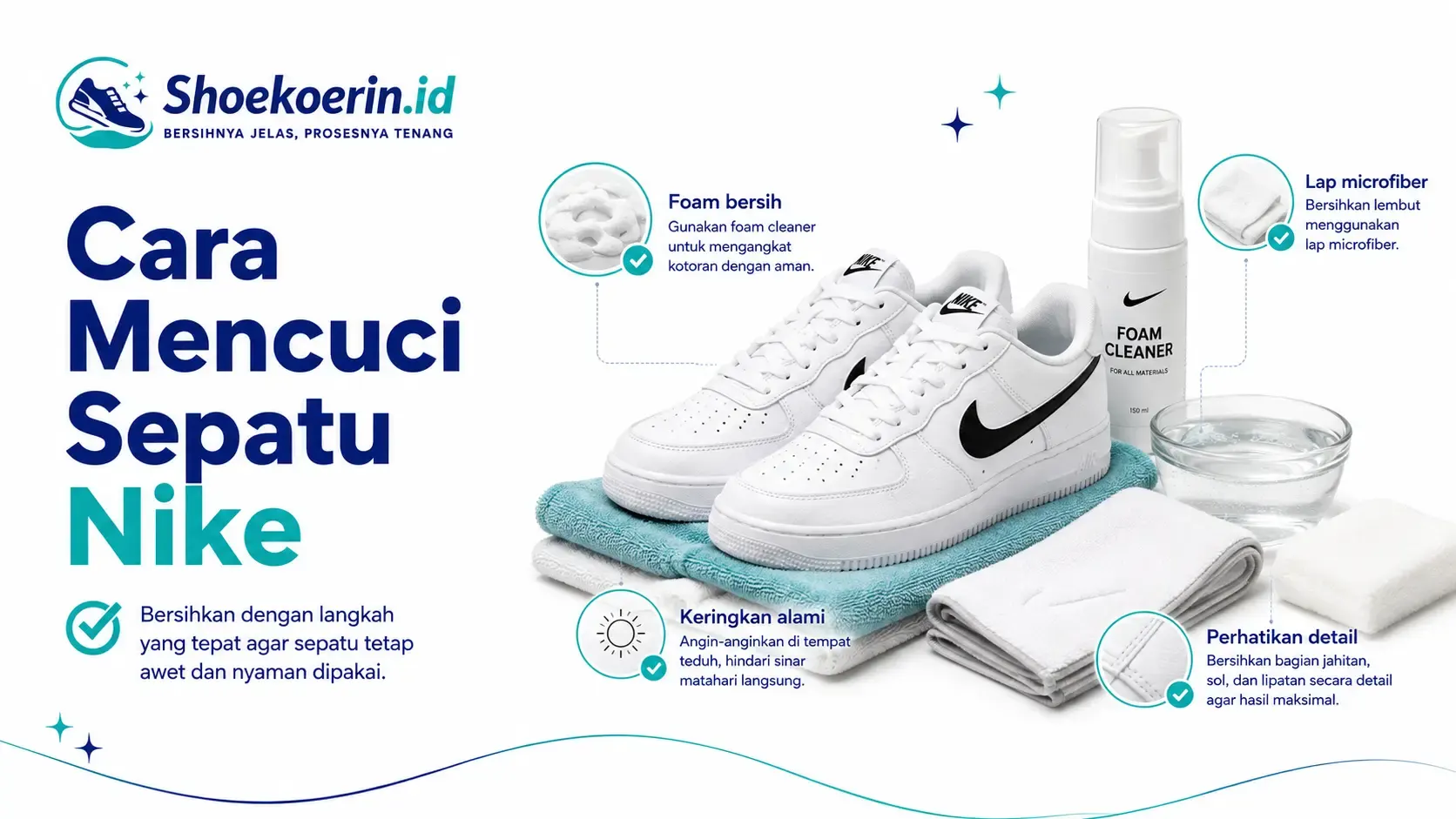 Cara Mencuci Sepatu Nike