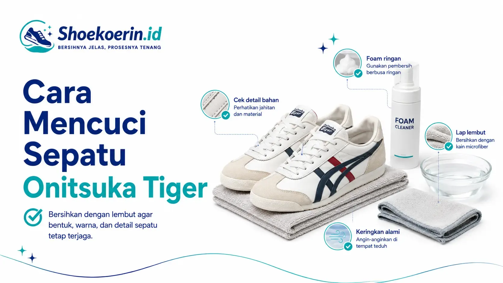 Cara Mencuci Sepatu Onitsuka Tiger