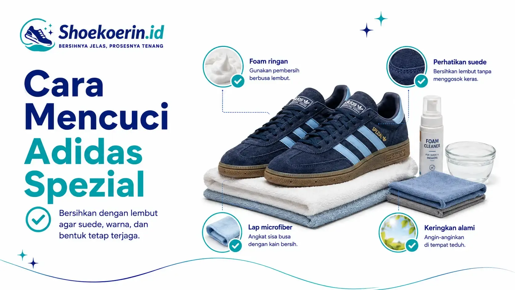 Cara Mencuci Adidas Spezial