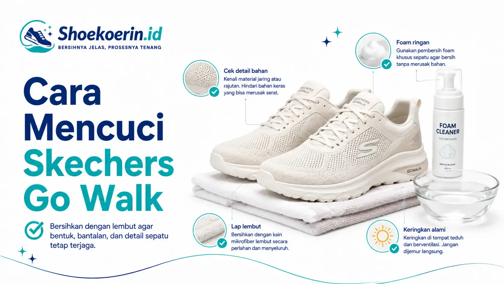 Cara Mencuci Skechers Go Walk