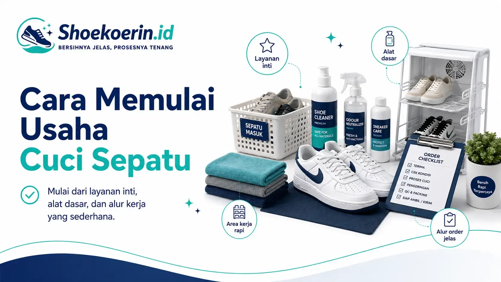 Cara Memulai Usaha Cuci Sepatu