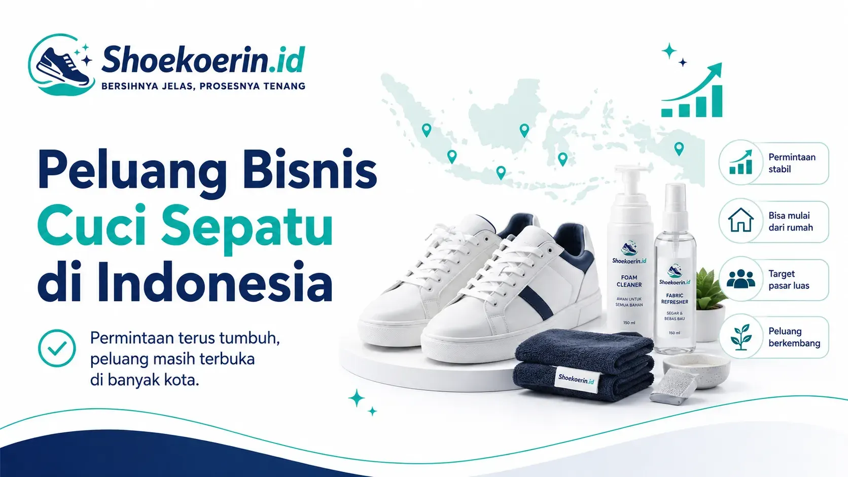 Peluang Bisnis Cuci Sepatu di Indonesia