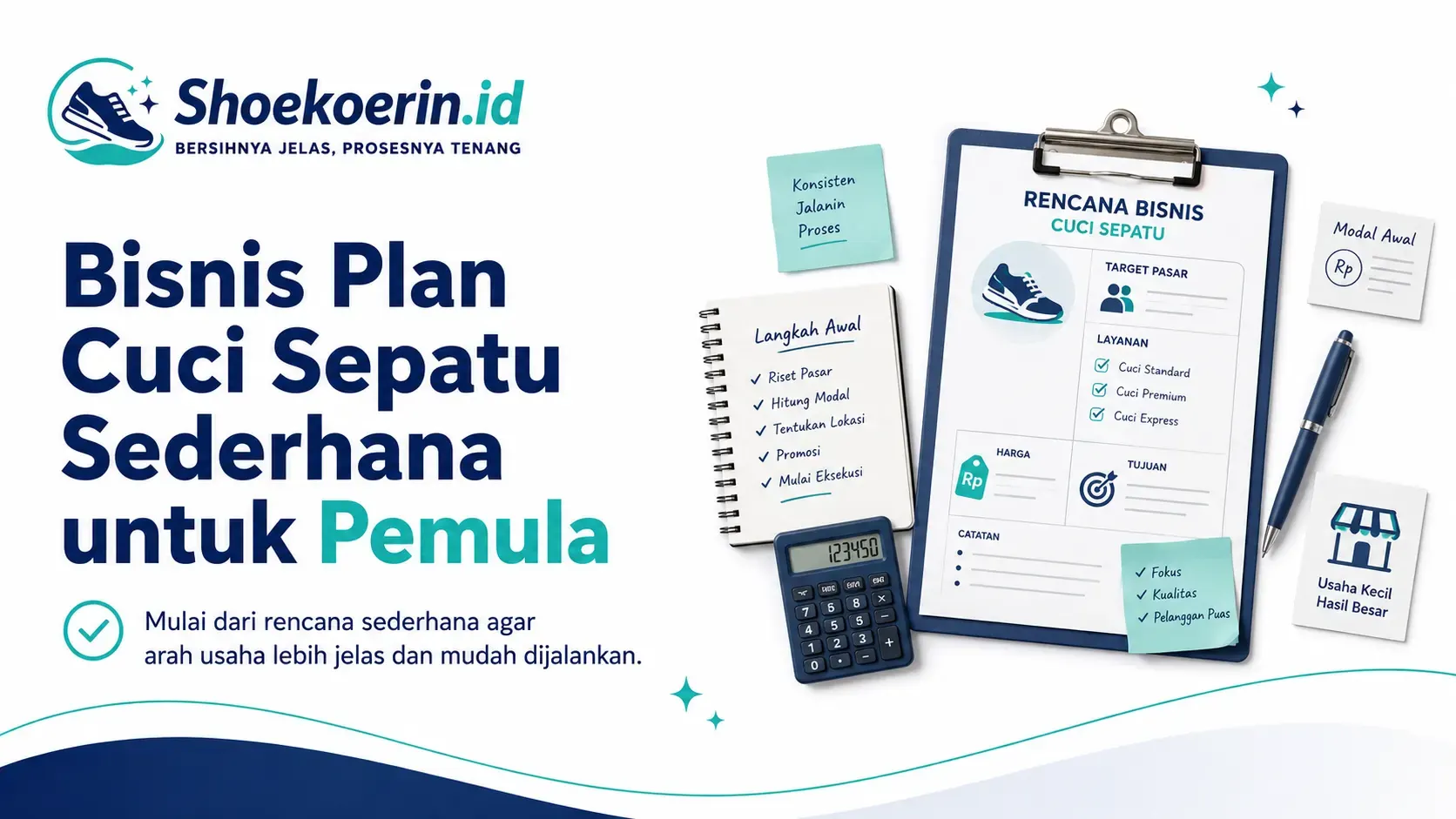 Bisnis Plan Cuci Sepatu Sederhana untuk Pemula