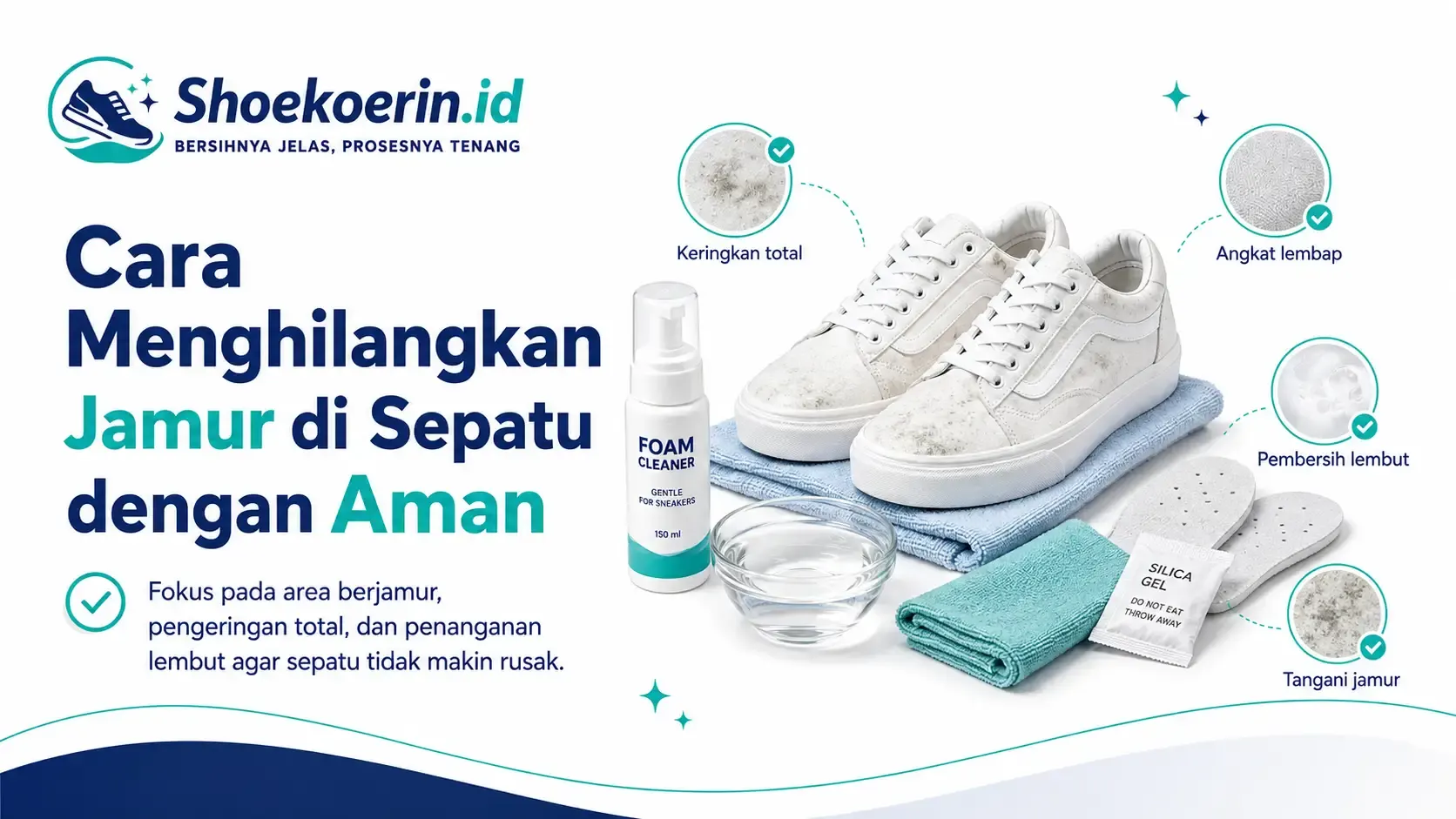 Cara Menghilangkan Jamur di Sepatu dengan Aman