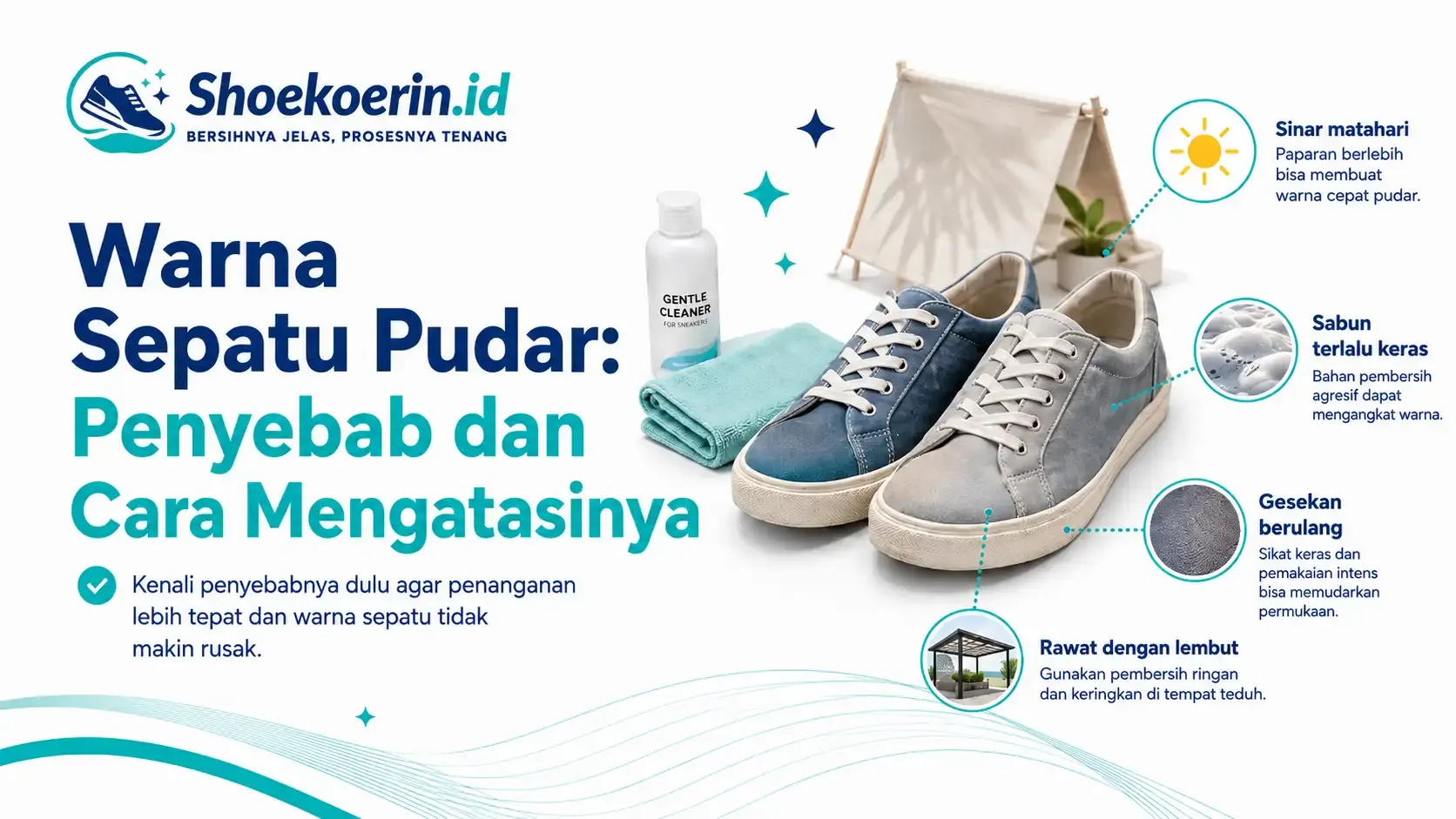Warna Sepatu Pudar: Penyebab dan Cara Mengatasinya